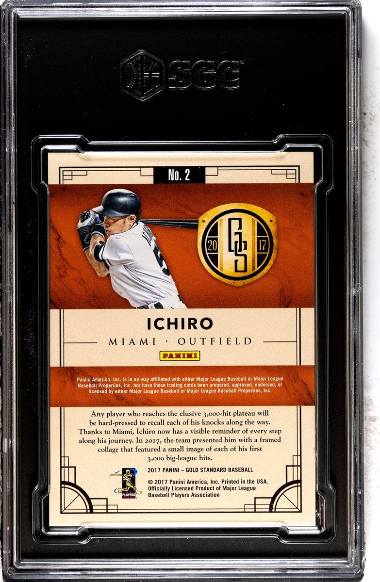2017 Panini Gold Standard #2 Ichiro Suzuki SGC 9.5 Mint+ /269 | eBay