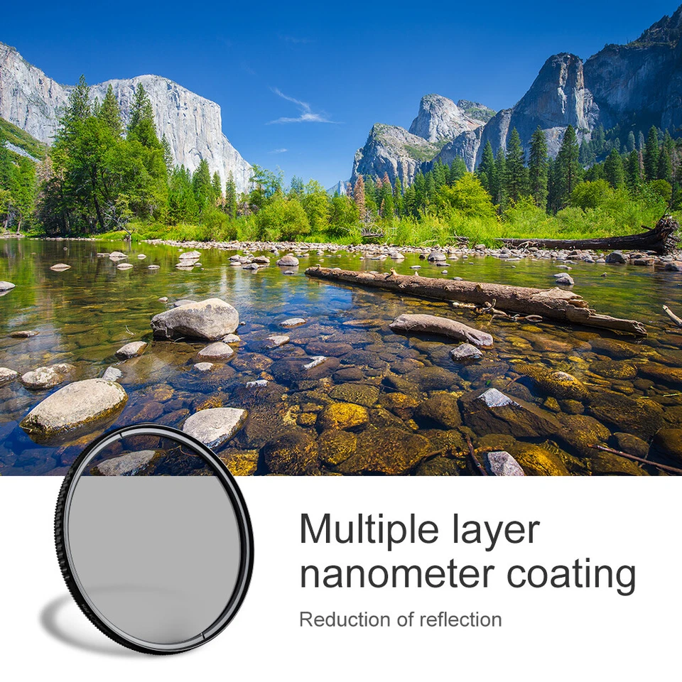 K&F Concept Circular Polarizer CPL Lens Filter 55/58/62/67/72/77mm NANO-K/X/PRO - Image 4 of 4