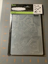 Darice Embossing Folder BIRDHOUSES IN TREE Background A2 4x6 1219-402