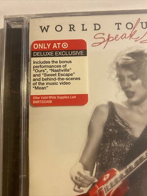 SEALED Taylor Swift World Tour Live Speak Now CD DVD Target Deluxe
