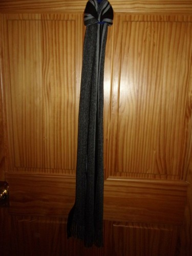 BUFANDA DE PUNTO APT 9 PARA HOMBRE - NEGRA - VENTA AL POR MENOR 30,00 (NEGRO-5-70) - Imagen 3 de 4