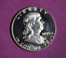1955-PROOF  Franklin Half Dollar  #P21107