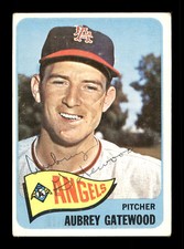 Aubrey Gatewood Autographed Auto 1965 Topps Card #422 Los Angeles Angels 170520