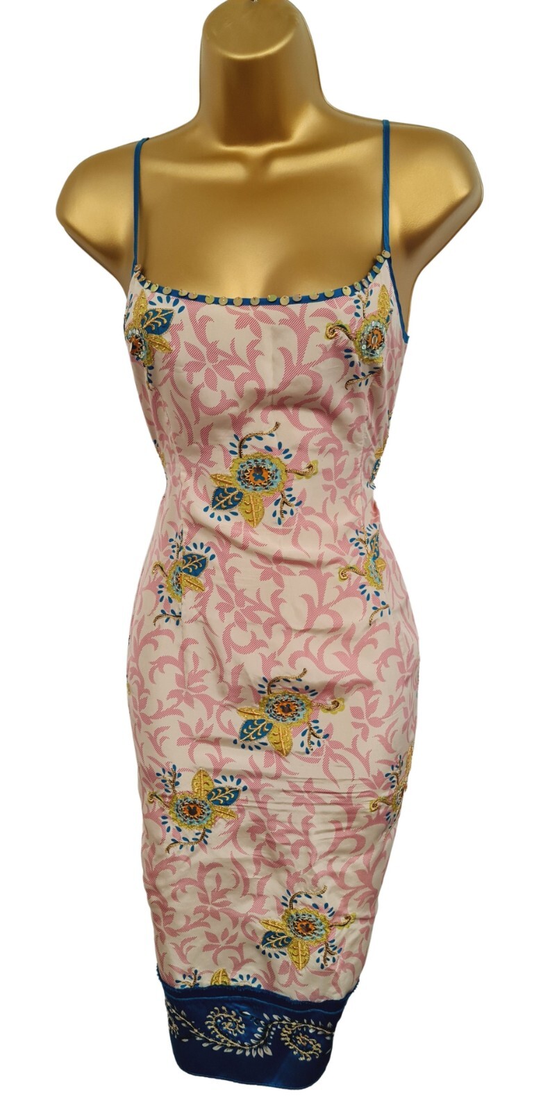 10 UK Vintage KAREN MILLEN Embroider Art Work Orienta… Gem