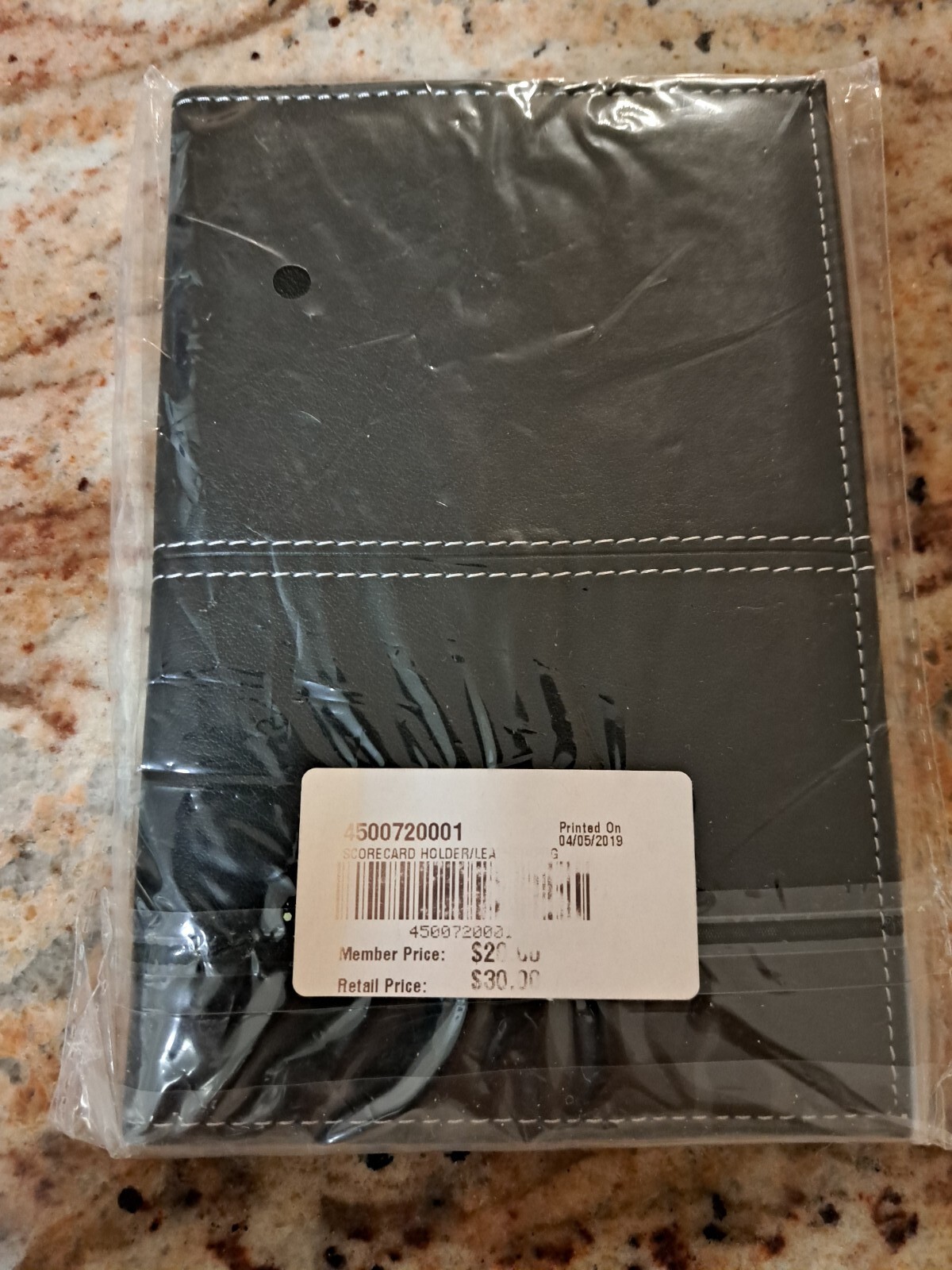  NEW PRG Leather Golf Scorecard Holder's with El Caballero CC Logo