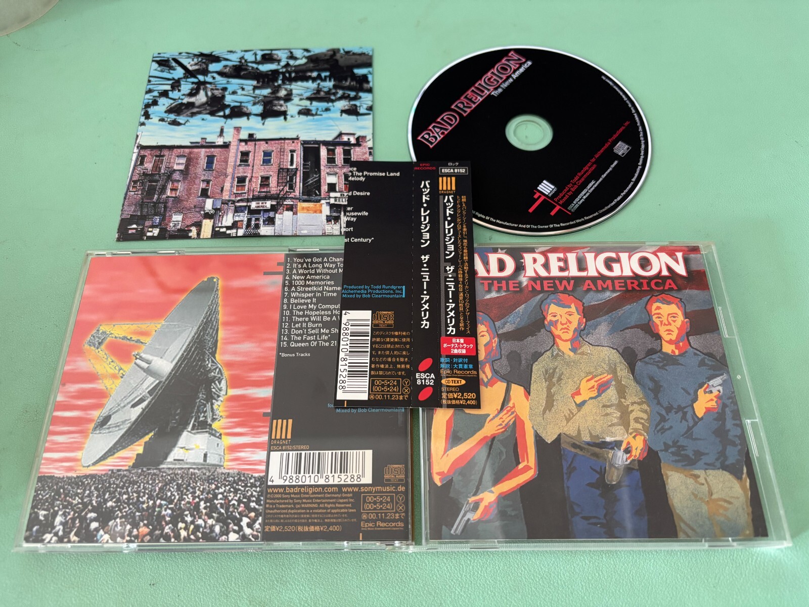 Bad Religion The New America Japan CD OBI (ESCA 8152) eBay