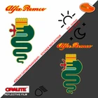 Reflective stickers car motorcycle alfa romeo biscione reflective stickers 2 pcs.