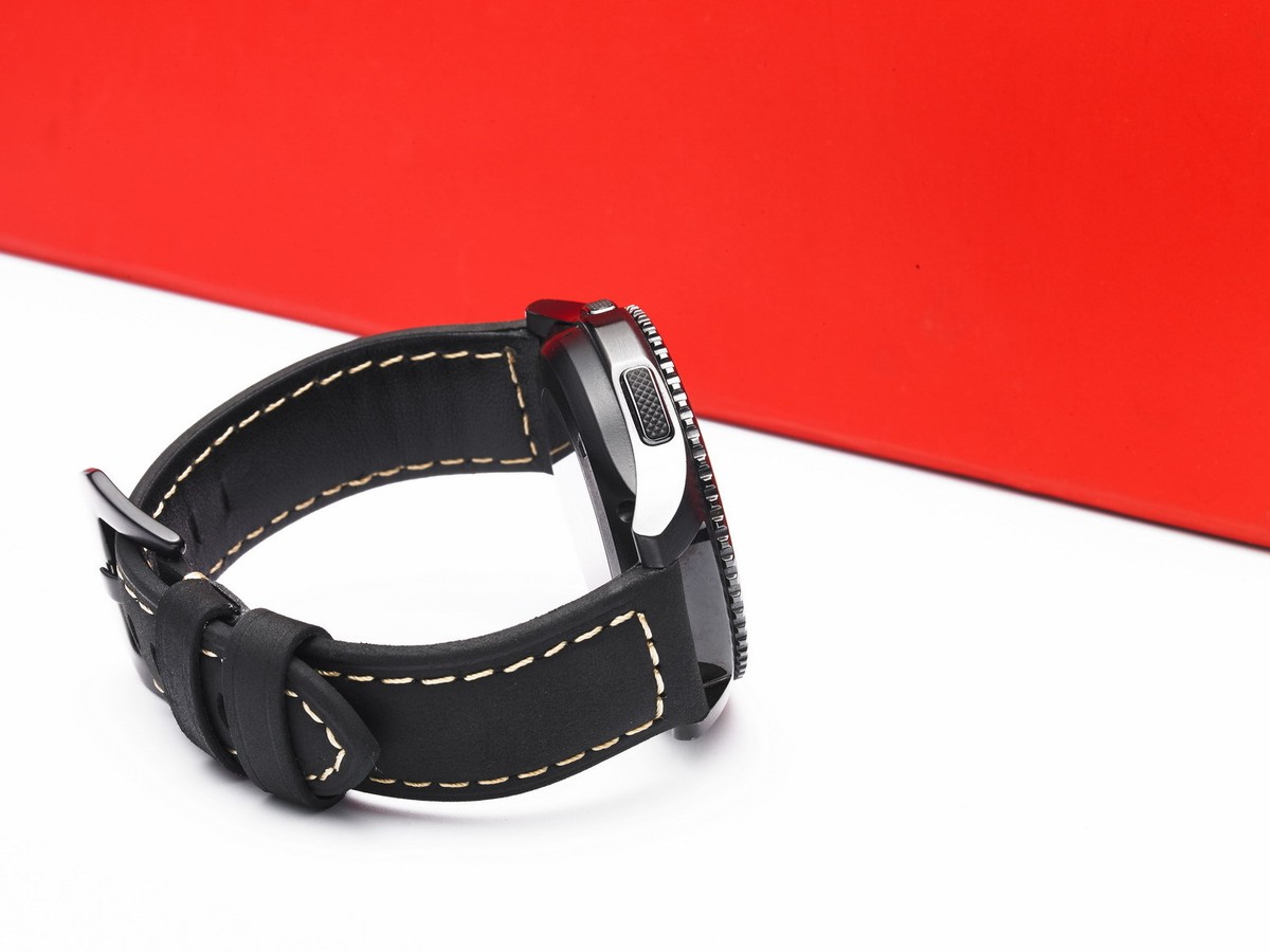 US Genuine Leather Watch Band Wrist Strap For Samsung Galaxy US Genuine Leather Watch Band Wrist Strap For Samsung Galaxy