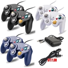 2 Pack Gamecube Controller Extension Cable For Nintendo Gamecube Console