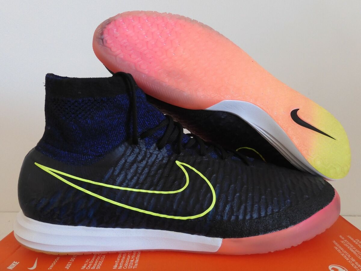 Nike Magistax Ic Black-Black-Volt-Racer Blue Sz 11.5 [718358 Nike Magistax Ic Black-Black-Volt-Racer Blue Sz 11.5 [718358