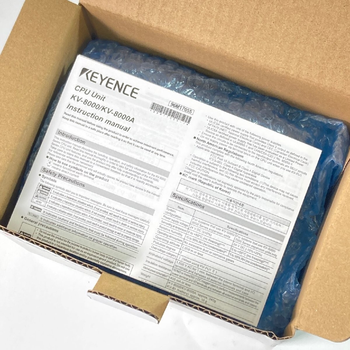 KEYENCE KV-8000 Programmable Controller PLC CPU Unit Module from 