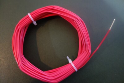 50Ft 16 Awg Solid Core Silver Plated 600V Teflon PTFE Wire Bus Wire Audio Amp