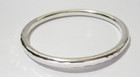 Retired James Avery Sterling Silver Hammered Bangle Bracelet Heavy Solid