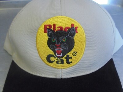 50s USA ビンテージ　Black Cat Fireworks バナー Vintage Black Cat Fireworks Artwork : Factory 20
