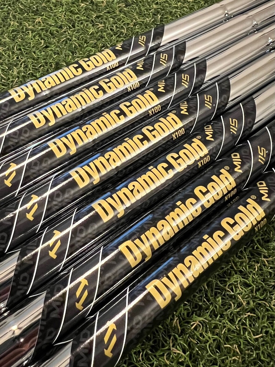NEW True Temper Dynamic Gold MID SPIN 115 Iron Shaft Set - .355