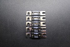 5 PACK 150 AMP ANL FUSE FUSES NICKEL PLATED INLINE WAFER CAR AUDIO STEREO ANL150