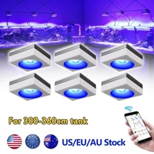 6PCS PopBloom RL90 Wifi Marine Aquarium Led Light for 96" Coral Reef Grow Tank