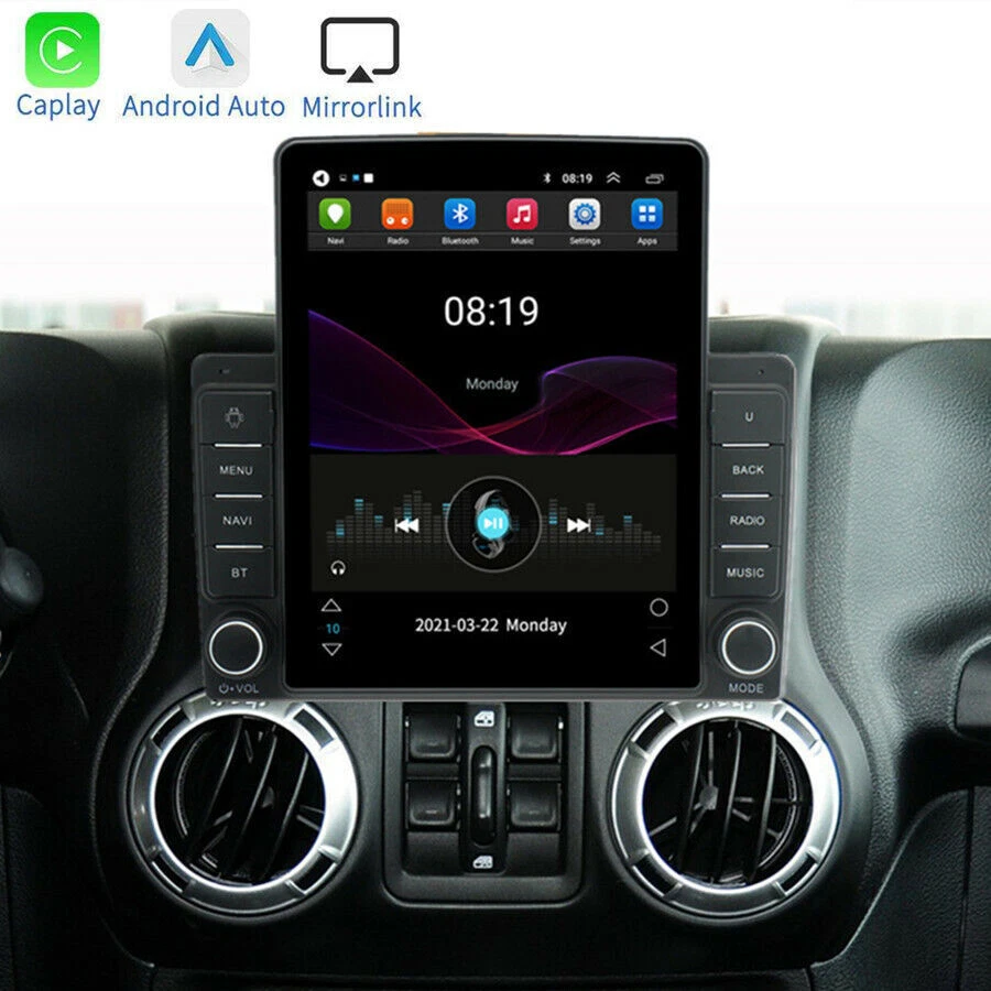 9.5" Android 10.1 Radio GPS Für Jeep Wrangler Commander mit Carplay Android Auto - Bild 2 von 4