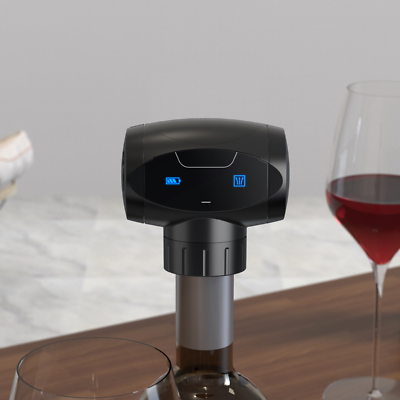 #ad Electric Wine Stoppers Reusable Automatic Wine Vacuum Pump with Stopper Silicone $19.99