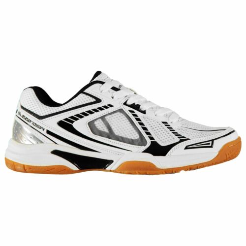 Slazenger Mens Indoor Trainers Squash Shoes Lace Up Padded Ankle Collar Mesh - 第 1/13 張圖片