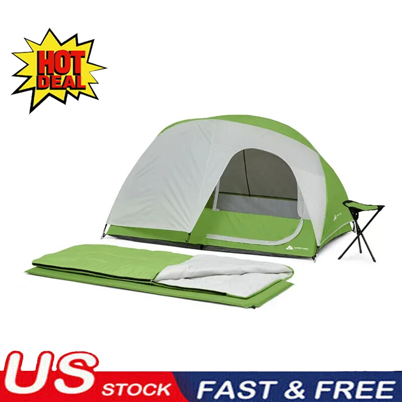 Tent sleeping 2025 bag pad combo