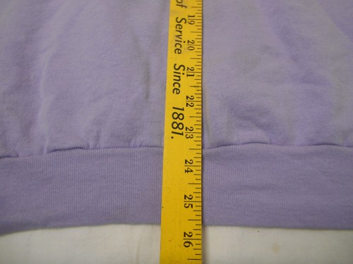 Vintage 90s Cat Face Graphic Sweatshirt Crewneck Grandma Purple XL Cute - Picture 7 of 9