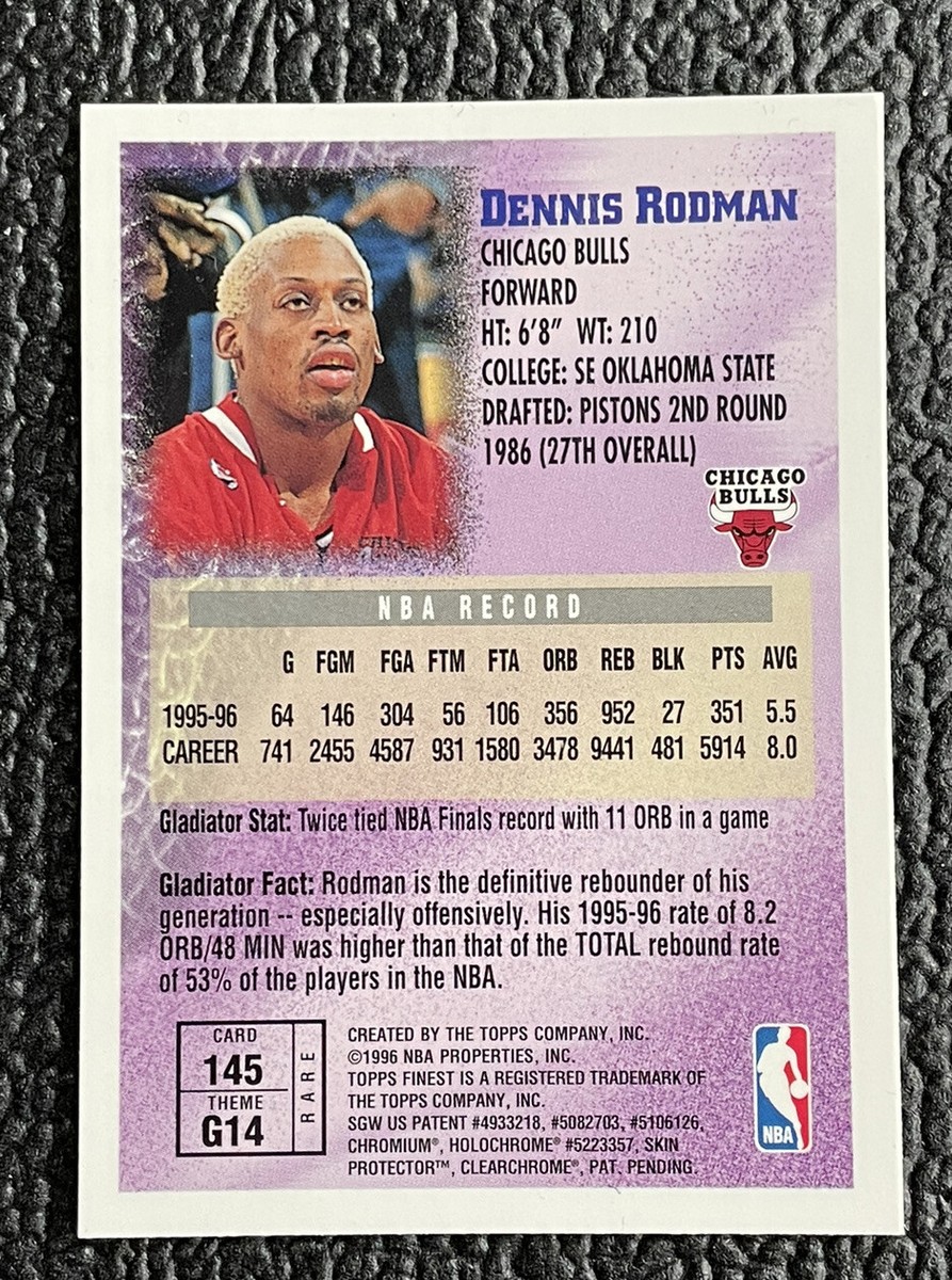 DENNIS RODMAN FINEST 289枚 GOLD REFRACTOR s-l400.jpg