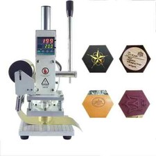 Hot Foil Stamping Machine Leather Wood Paper Branding Logo Embossing Tools