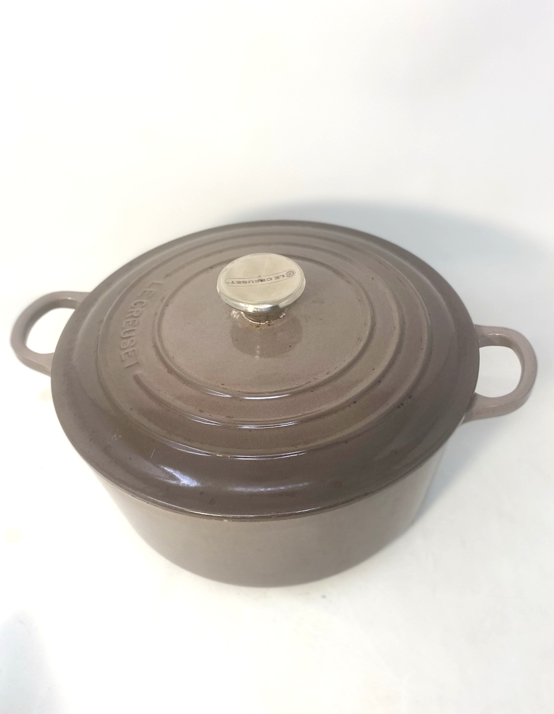Le Creuset 4.5 Qt Chocolate Brown Cast Iron Dutch Oven Made in France