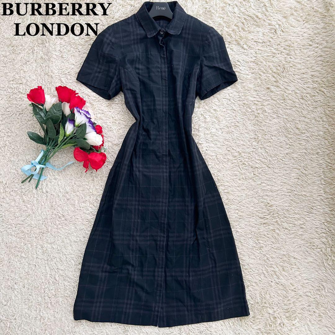 Burberry London Long Shirt Dress Woman Fashion from Japan