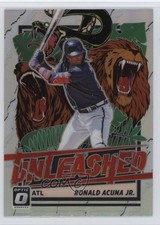 2021 Panini Donruss Optic Unleashed Holo Prizm Ronald Acuna Jr #UNL3 1k9t