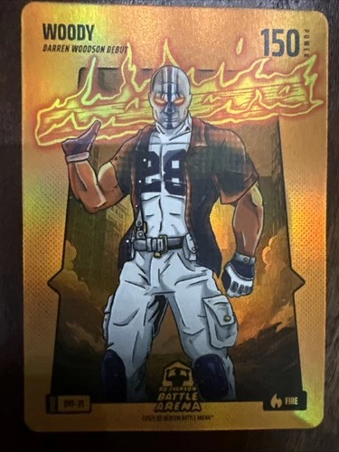 Bo Jackson Battle Arena DARREN WOODSON WOODY Orange Battlefoil Fire OBF-35