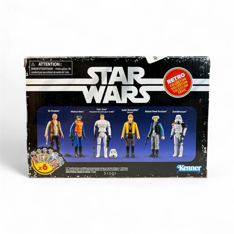 🔥NOVA Coleção Retrô Star Wars: Uma Nova Esperança Pacote com 6 Alvos Exclusivos! Selado 👀 - Imagem 2 de 4