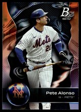 Pete Alonso 2023 Bowman Platinum #81 New York Mets FREE SHIPPING AutographDen