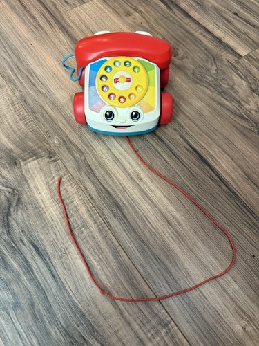 Fisher-Price Toddler Pull Toy Chatter Telephone Pretend Phone with Rotary