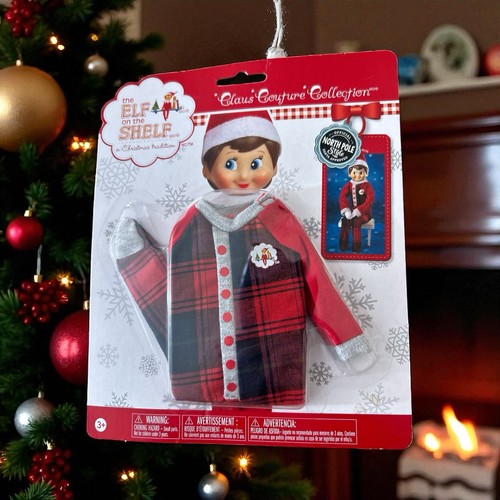 Elfe im Regal Claus Couture Fa-La-La Footie Pyjama Outfit Kleidung Neu