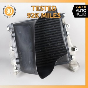 11-18 Porsche Cayenne 958 4.8L Turbo Engine Intercooler Right w/ Air Duct OEM