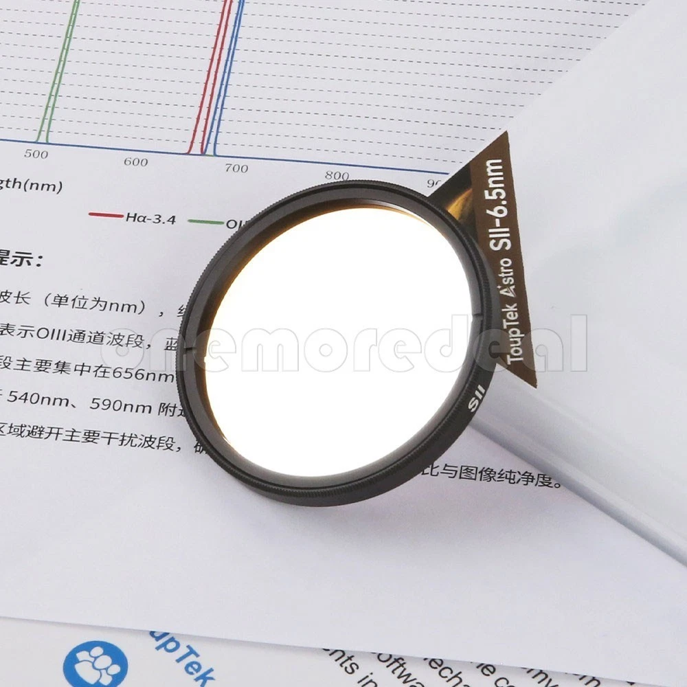 ToupTek 2" 6.5NM FWHM Narrowband Filter Astronomical for Deepsky Photography