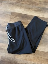 Figs Kade Cargo Scrub Pants Black XxL T Waistband Classic Straight Technical