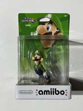 Nintendo amiibo Super Smash Bros LUIGI - 2014 First Print NIB 100377A Sealed