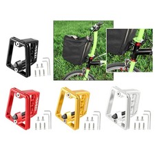 Porte-bagages avant pour vélo pliant portable en aluminium