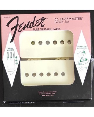 Mikrofone Fender Pure Vintage '65 JAZZMASTER, Vintage Weiß, Satz Aus 2
