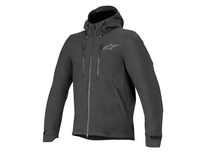 Alpinestars Domino Mens Motorcycle Hoodie Jacket Black Size XXL