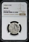 1924-D Standing Liberty Quarter 25C NGC MS64