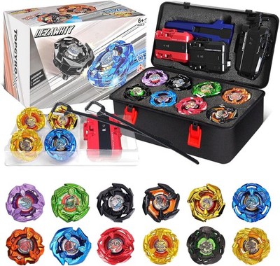 Gyro X Battling Top Set 12 Tops 3 Launchers