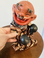 Vintage Boxing Puppet Asian , RARE FIND, vintage Asian Boxing Puppet