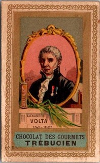 86044 Chromo Chocolat des Gourmets Trebucien Alexandre Volta