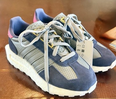 Adidas Retropy E5 Sneakers Navy/gray/pink Women s Size 5 NWT
