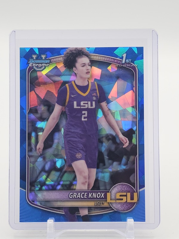 GRACE KNOX 2025-26 BOWMAN U CHROME 1ST SAPPHIE EDITION REFRACTOR Q5759
