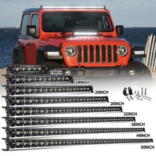 7 14 20 26 32 38 44 50 Slim Led Light Bar Spot Flood Beam Off Road Utv Lights 7 14 20 26 32 38 44 50 Slim Led Light Bar Spot Flood Beam Off Road Utv Lights
